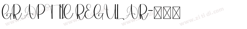 GRAPHIC REGULAR字体转换 GRAPHIC REGULAR字体转换